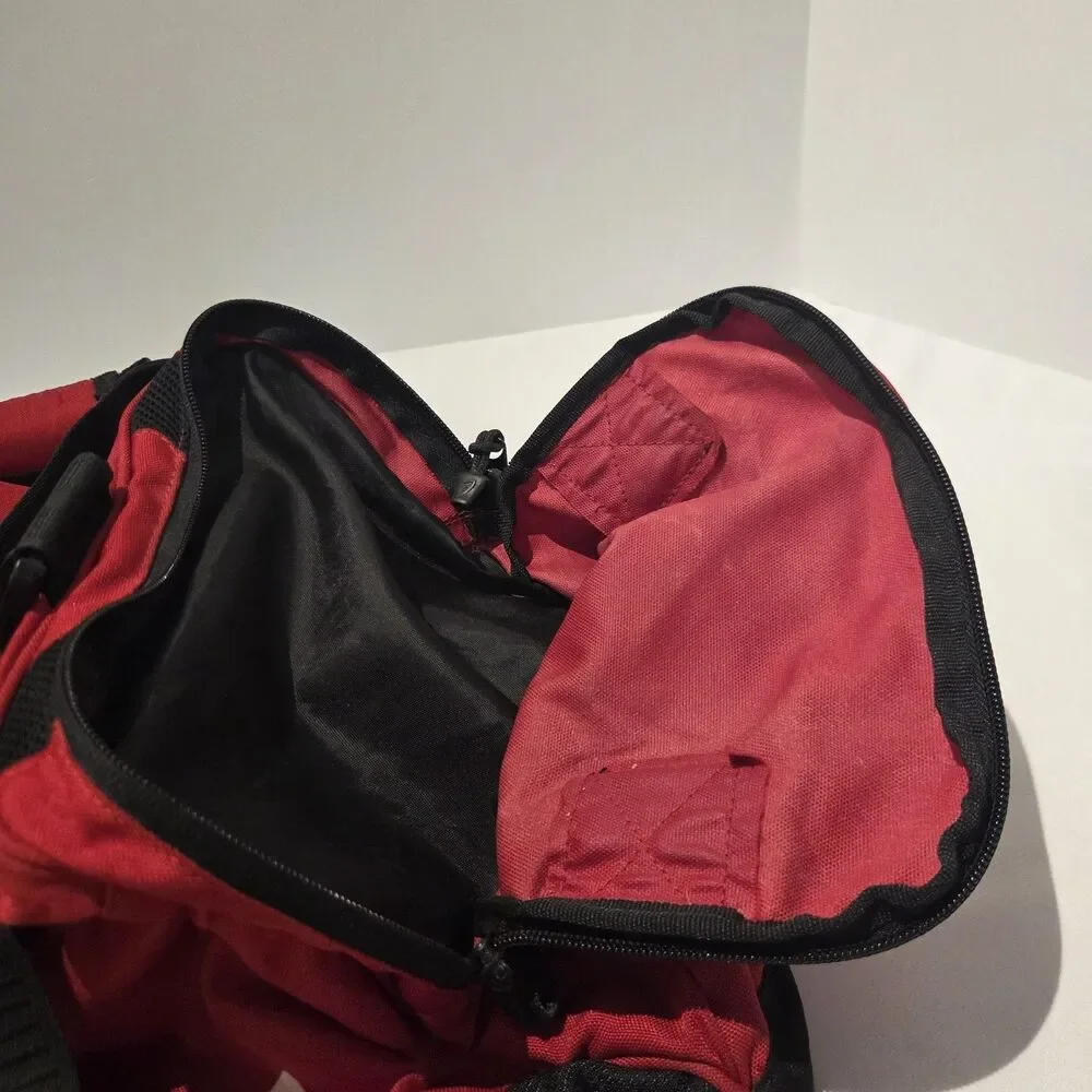 Asics Red Duffle Bag